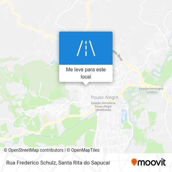 Rua Frederico Schulz mapa