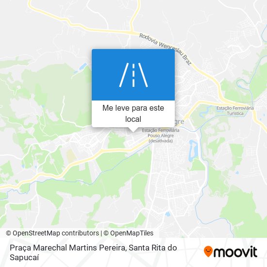 Praça Marechal Martins Pereira mapa