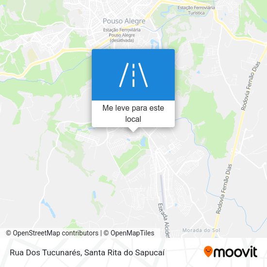 Rua Dos Tucunarés mapa