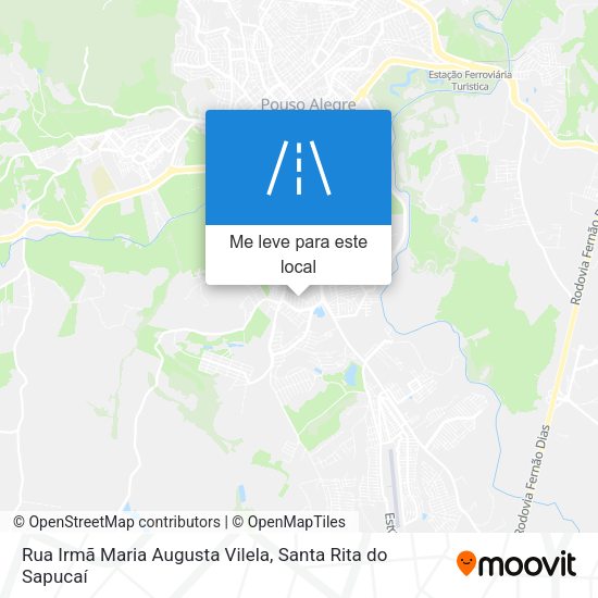 Rua Irmã Maria Augusta Vilela mapa