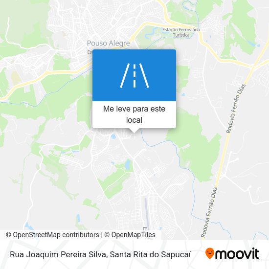 Rua Joaquim Pereira Silva mapa