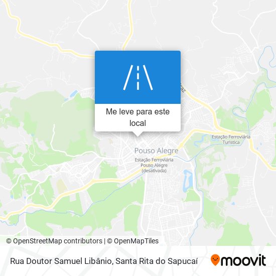 Rua Doutor Samuel Libânio mapa