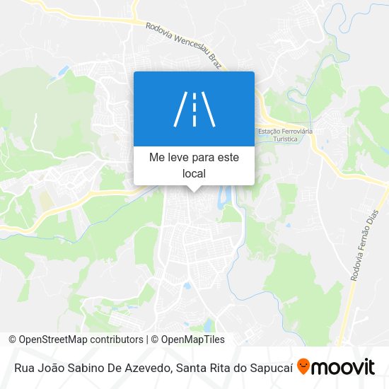 Rua João Sabino De Azevedo mapa