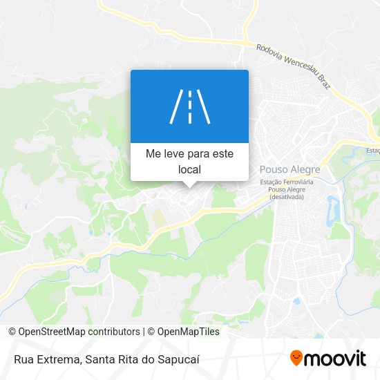 Rua Extrema mapa