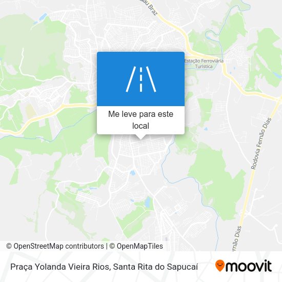 Praça Yolanda Vieira Rios mapa