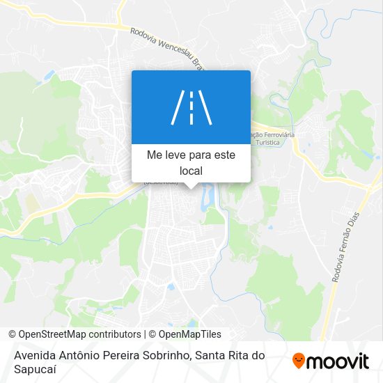 Avenida Antônio Pereira Sobrinho mapa