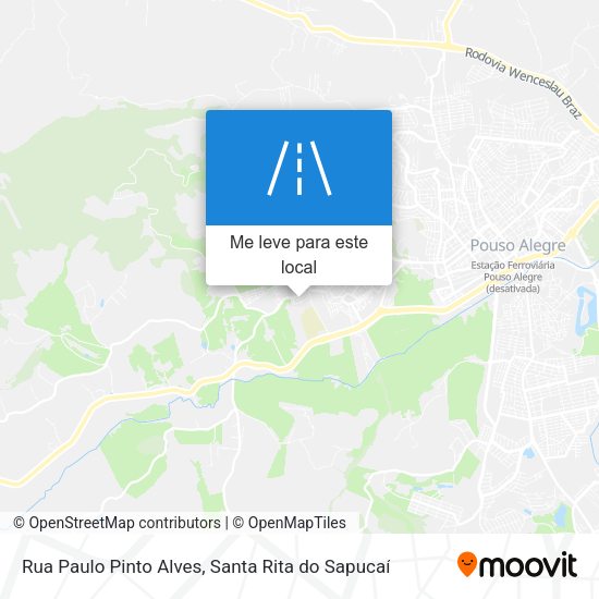Rua Paulo Pinto Alves mapa