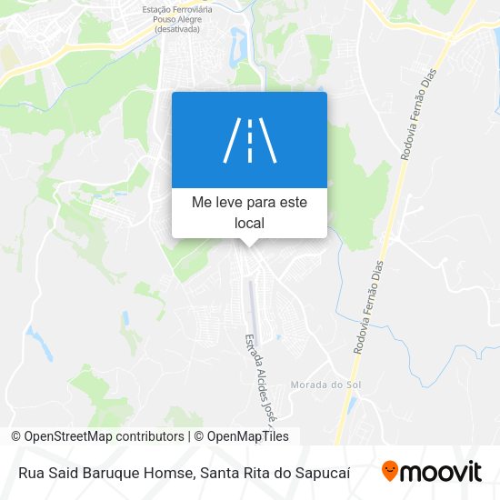 Rua Said Baruque Homse mapa