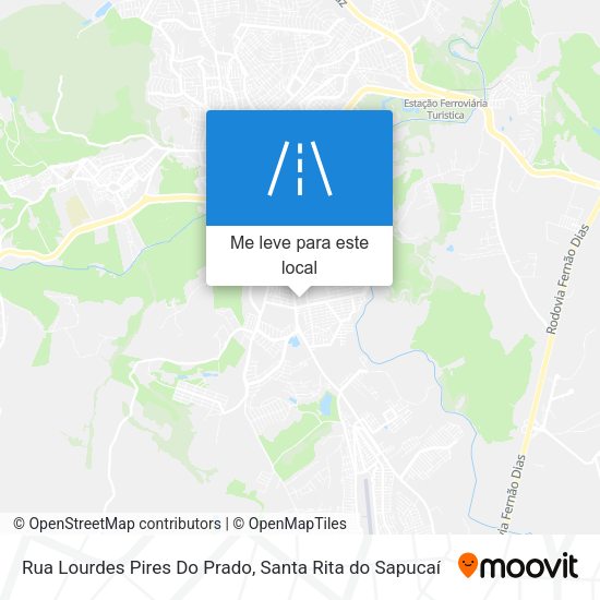Rua Lourdes Pires Do Prado mapa