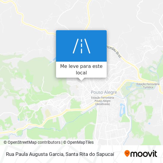 Rua Paula Augusta Garcia mapa