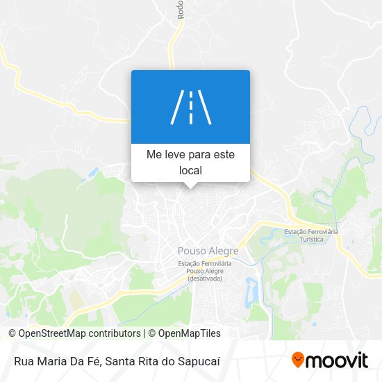 Rua Maria Da Fé mapa