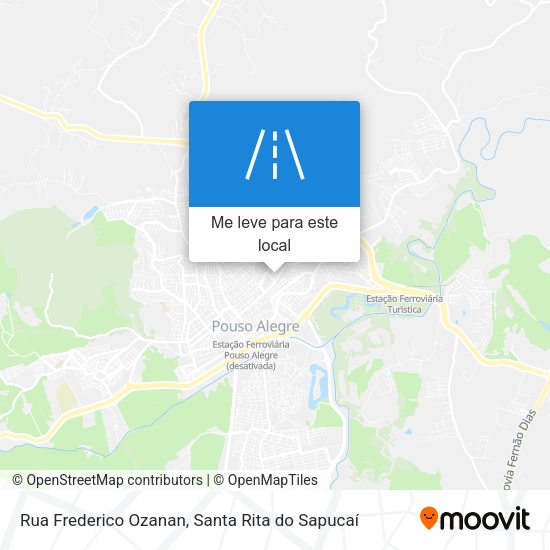 Rua Frederico Ozanan mapa