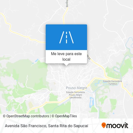 Avenida São Francisco mapa