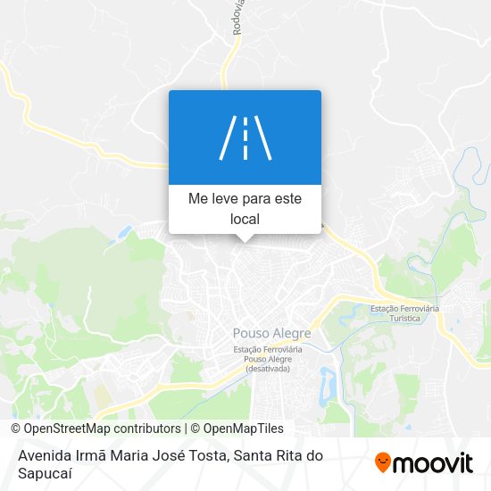 Avenida Irmã Maria José Tosta mapa