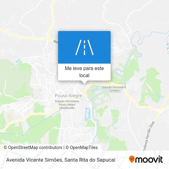 Avenida Vicente Simões mapa