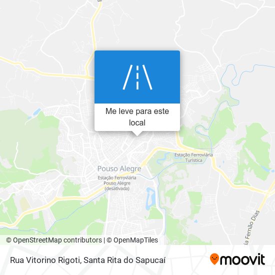 Rua Vitorino Rigoti mapa