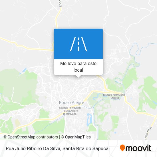 Rua Julio Ribeiro Da Silva mapa
