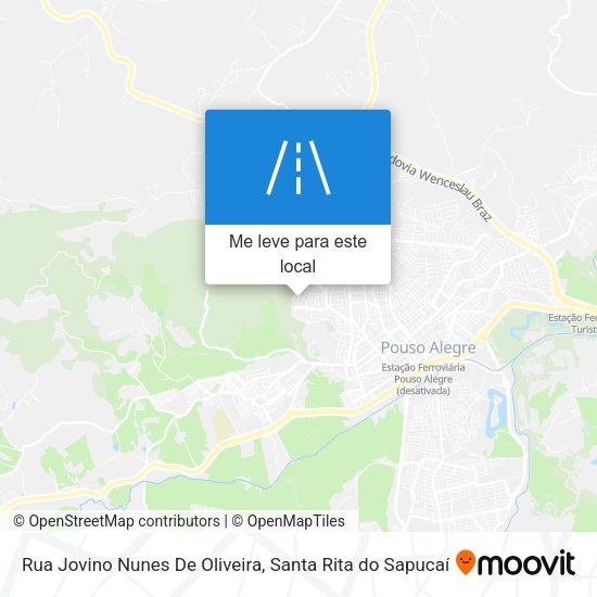 Rua Jovino Nunes De Oliveira mapa