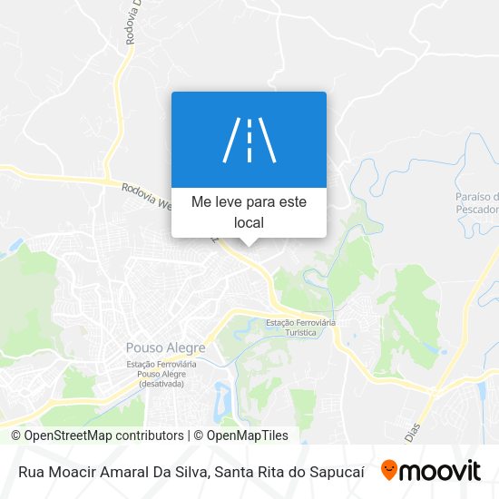 Rua Moacir Amaral Da Silva mapa