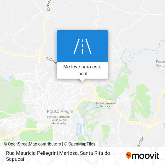 Rua Mauricia Pellegrini Mariosa mapa