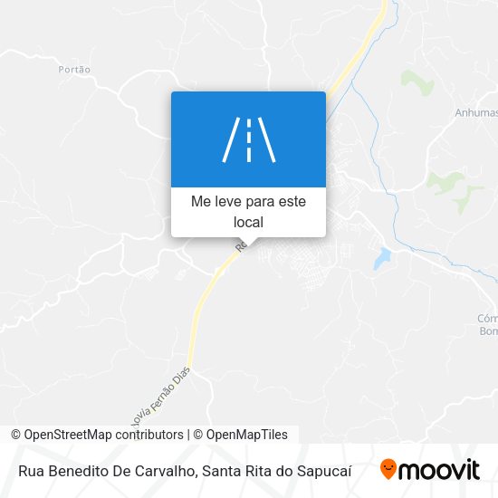 Rua Benedito De Carvalho mapa