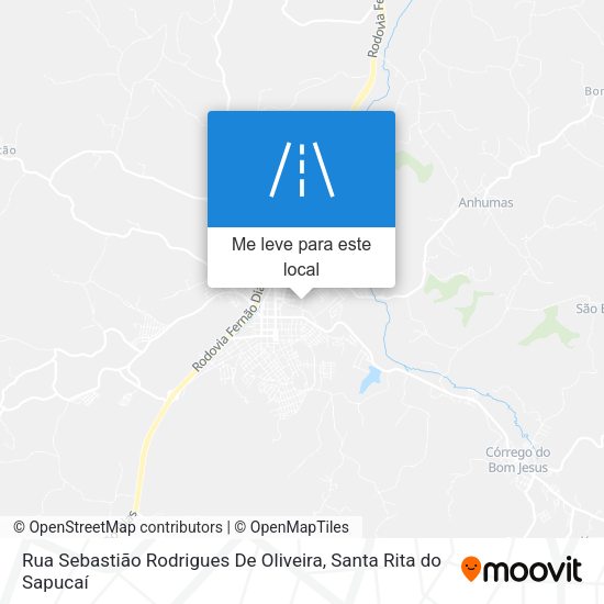 Rua Sebastião Rodrigues De Oliveira mapa
