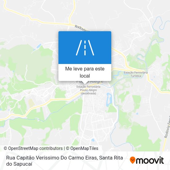 Rua Capitão Veríssimo Do Carmo Eiras mapa