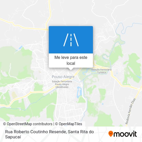 Rua Roberto Coutinho Resende mapa