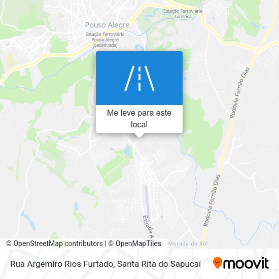 Rua Argemiro Rios Furtado mapa