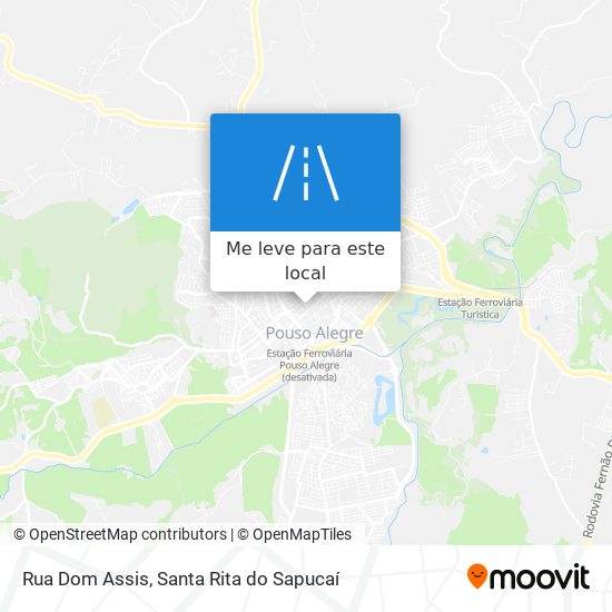 Rua Dom Assis mapa