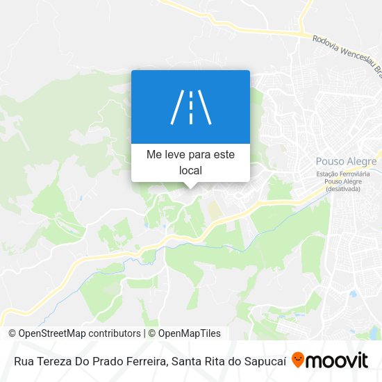 Rua Tereza Do Prado Ferreira mapa