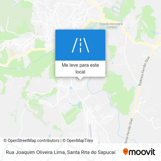 Rua Joaquim Oliveira Lima mapa