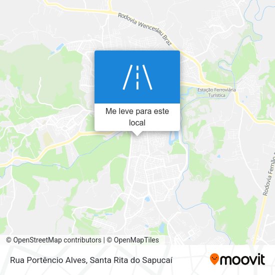 Rua Portêncio Alves mapa