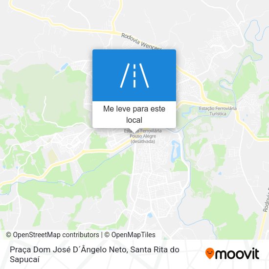 Praça Dom José D´Ângelo Neto mapa