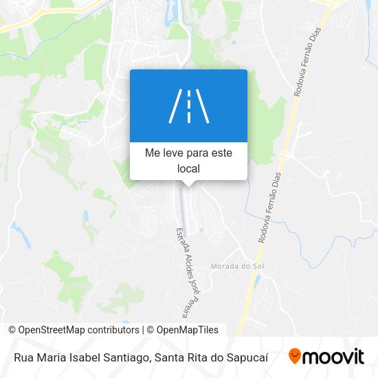 Rua Maria Isabel Santiago mapa