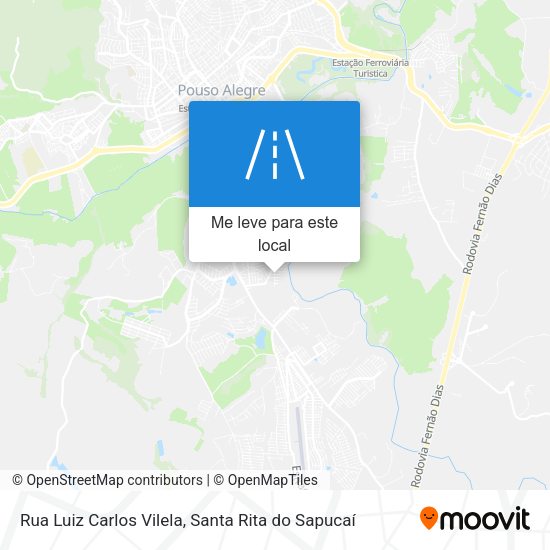 Rua Luiz Carlos Vilela mapa