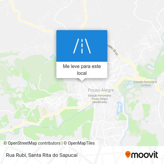 Rua Rubi mapa