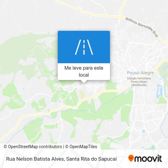 Rua Nelson Batista Alves mapa