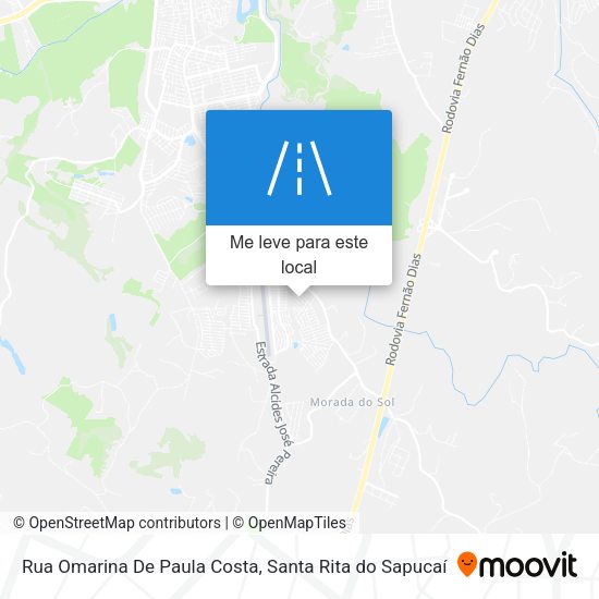 Rua Omarina De Paula Costa mapa