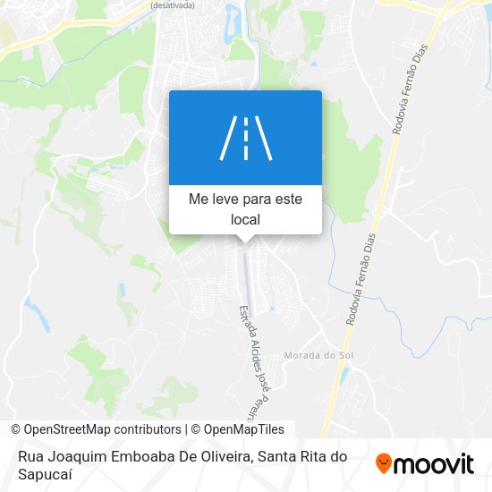 Rua Joaquim Emboaba De Oliveira mapa