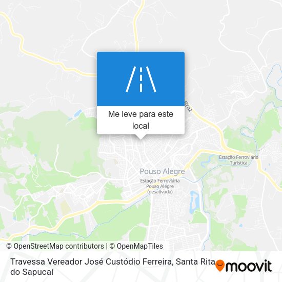 Travessa Vereador José Custódio Ferreira mapa