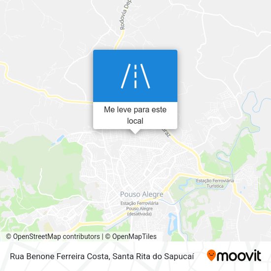 Rua Benone Ferreira Costa mapa