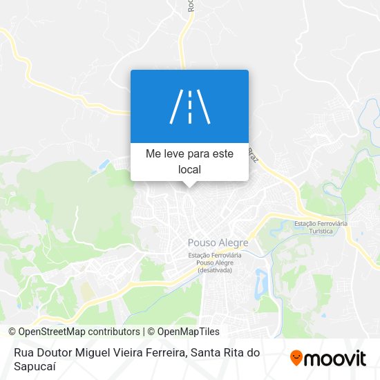 Rua Doutor Miguel Vieira Ferreira mapa