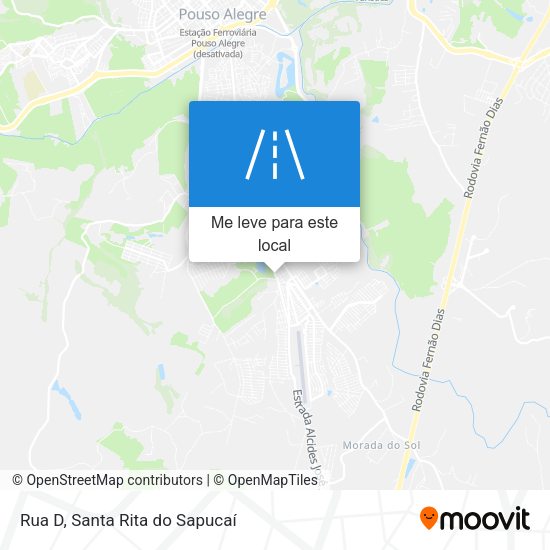 Rua D mapa