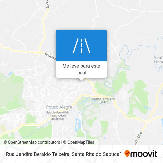 Rua Jandira Beraldo Teixeira mapa