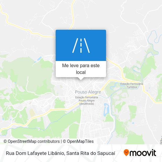 Rua Dom Lafayete Libânio mapa