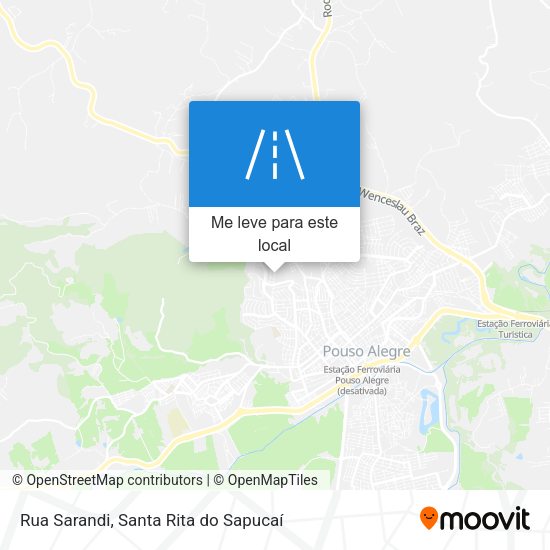 Rua Sarandi mapa