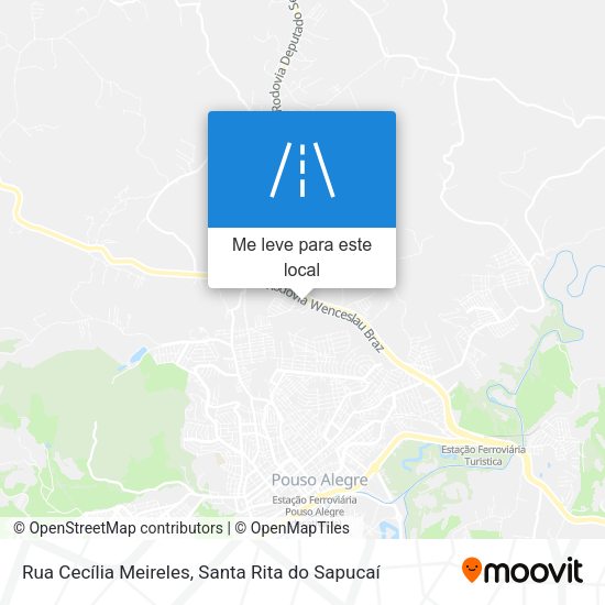 Rua Cecília Meireles mapa