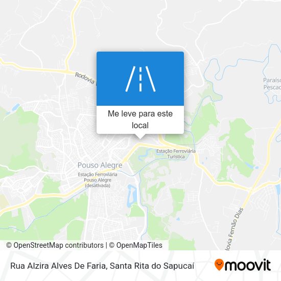Rua Alzira Alves De Faria mapa