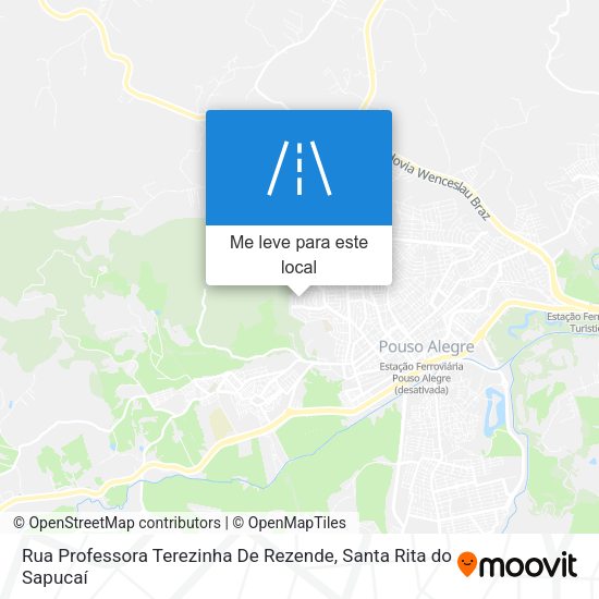 Rua Professora Terezinha De Rezende mapa